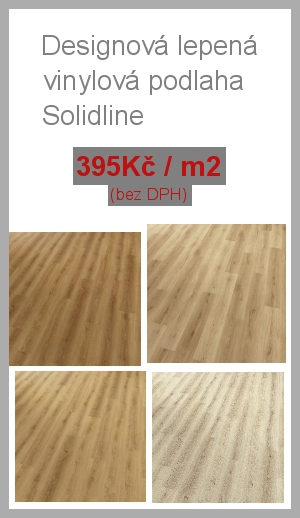 Akce - Solidline lepený vinyl